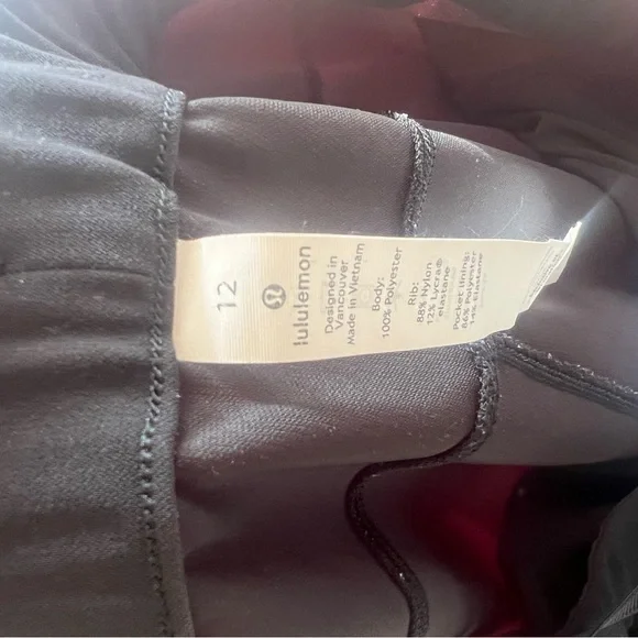 2 pairs Lululemon work or travel pants. Size 12 - Picture 4 of 12